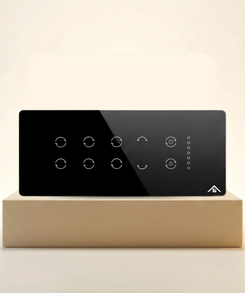 6 Switch Touch Panel with Fan & Master Control