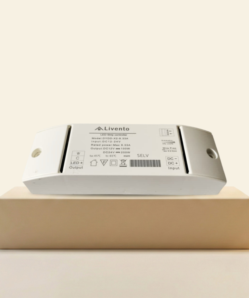 CCT Tunable LED Strip Controller (200W, BLE Mesh Enabled)